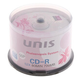 �Ϲ⣨Unis��CD-R  52�� 700M  ��֮��ϵ�� Ͱװ50Ƭ ��¼��